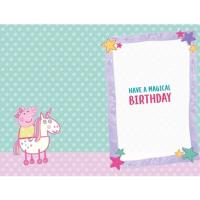 Special Daughter Peppa Pig Birthday Card With Badge Extra Image 1 Preview